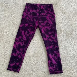 Lily lemon cropped leggings